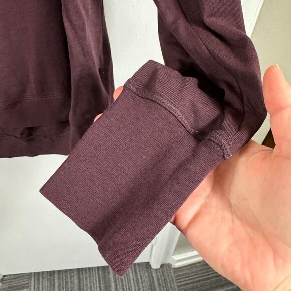 Sweaty Betty After Class Sweatshirt maroon athleisure athletic long sleeve. sz S - Picture 5 of 8